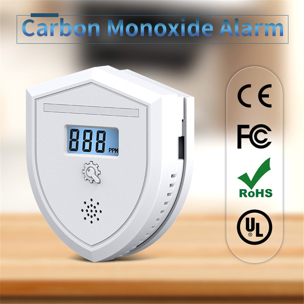 Carbon Monoxide Detector Home CO Alarm Digital Display 85dB Alert High Precision Sensor