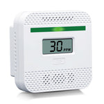 Carbon Monoxide Detector with LCD Display Battery Powered Home CO Alarm Sensor