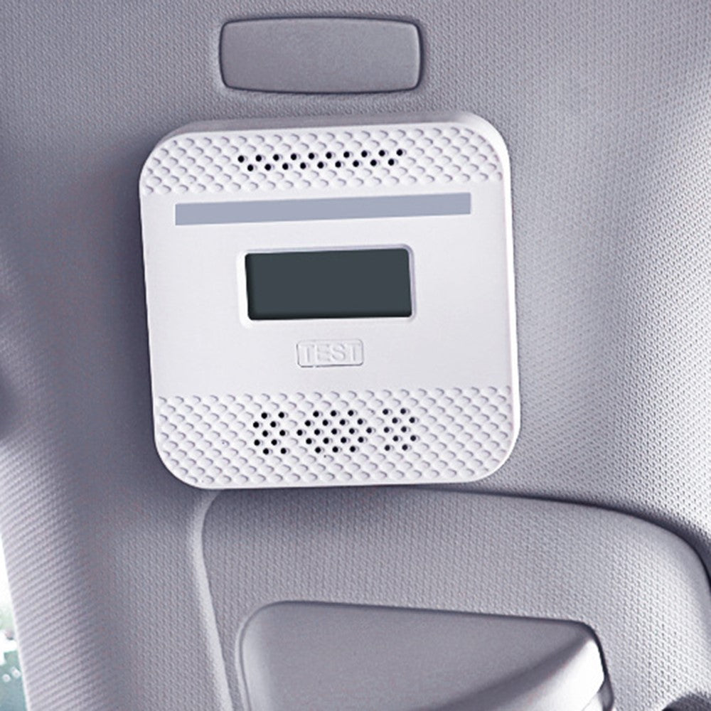 Carbon Monoxide Detector with LCD Display Battery Powered Home CO Alarm Sensor
