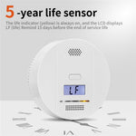 LCD Display Carbon Monoxide Alarm Detector Home Security Portable CO Sensor