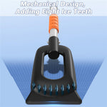 Car Snow Brush Ice Scraper 3 in 1 Extendable Aluminum Alloy Winter Snow Removal Tool