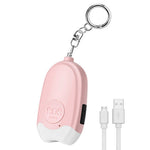GP100 Personal Alarm Flashlight Portable Self-Defense 130dB Loud Alert Hanging Keychain