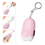 GP100 Personal Alarm Flashlight Portable Self-Defense 130dB Loud Alert Hanging Keychain