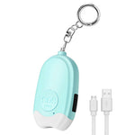 GP100 Personal Alarm Flashlight Portable Self-Defense 130dB Loud Alert Hanging Keychain