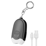 GP100 Personal Alarm Flashlight Portable Self-Defense 130dB Loud Alert Hanging Keychain