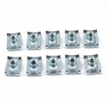 50PCS U Clips M4 M5 M6 M8 Clip-On Nuts Small Parts for Cars and Motorcycles