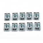 50PCS U Clips M4 M5 M6 M8 Clip-On Nuts Small Parts for Cars and Motorcycles