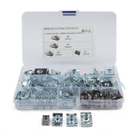 80 STK. Biler Motorcykler Clipsmøtrikker M4 M5 M6 M8 U-clips Udskiftningsskruebasisholdere