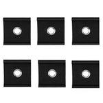 6Pcs Stainless Steel + Nylon RV Awning Rail Hooks Camping Canopy Installation Tool Eyelet Fasteners