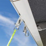 6Pcs Stainless Steel + Nylon RV Awning Rail Hooks Camping Canopy Installation Tool Eyelet Fasteners