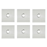 6Pcs Stainless Steel + Nylon RV Awning Rail Hooks Camping Canopy Installation Tool Eyelet Fasteners