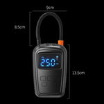 Portable Car Air Compressor 130 PSI Preset Pressure Digital Display Tire Inflator with Emergency Light