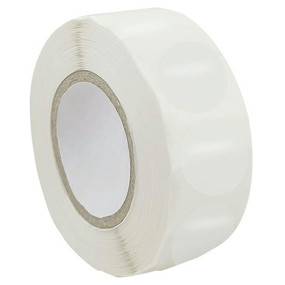 500Pcs / Roll 2cm Diameter 5C Thickness Transparent Stickers Round Self Adhesive Labels for Envelopes Gifts