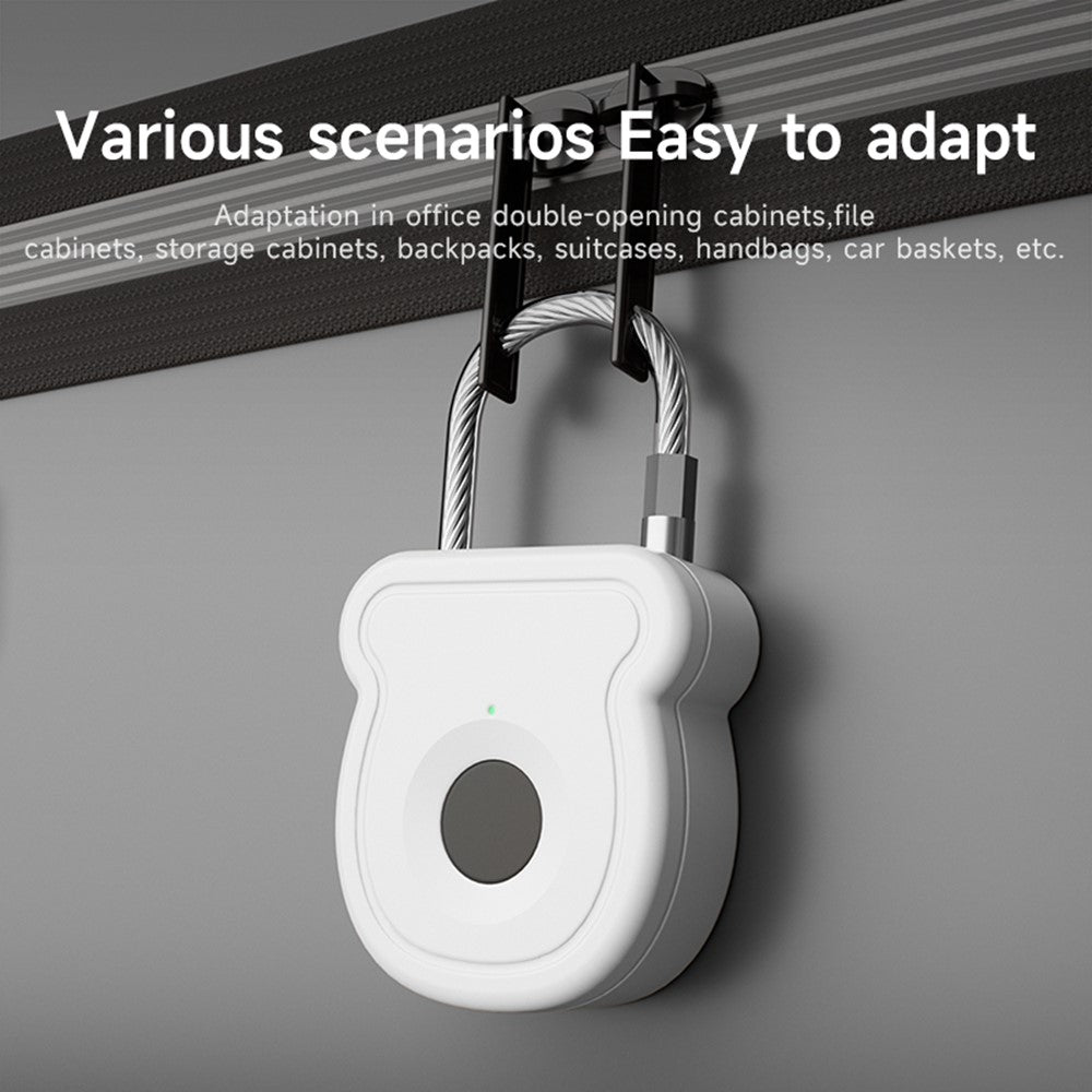 Smart fingeraftrykslås Tyverisikring med elektronisk nøgle USB-C hurtigopladning til arkivskabe kufferter