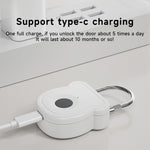 Smart fingeraftrykslås Tyverisikring med elektronisk nøgle USB-C hurtigopladning til arkivskabe kufferter