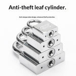 YANGFAN Anti Theft Padlock 50mm Short Shackle Waterproof Rust-Resistant Security Lock with 3 Keys for Home