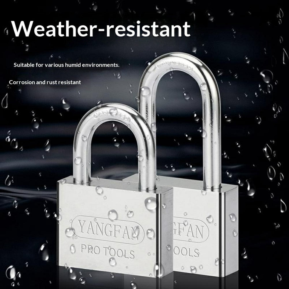 YANGFAN Anti Theft Padlock 60mm Short Shackle Waterproof Rust-Resistant Security Lock with 3 Keys for Home