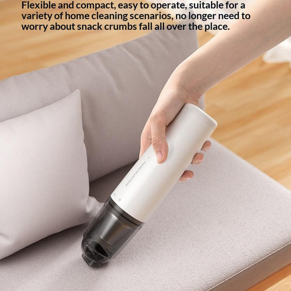 SY01-Q8 Portable Handheld Vacuum Cleaner 50W Cordless Powerful Suction Dust Blower for Car Home Use