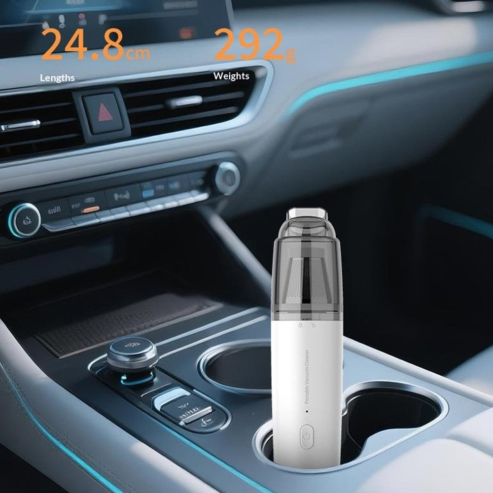 SY01-Q8 Portable Handheld Vacuum Cleaner 50W Cordless Powerful Suction Dust Blower for Car Home Use