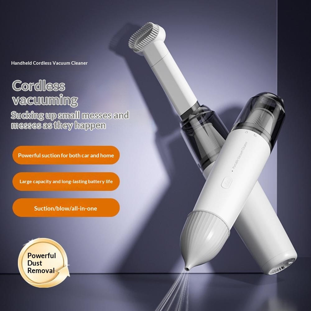 SY01-Q8 Portable Handheld Vacuum Cleaner 50W Cordless Powerful Suction Dust Blower for Car Home Use