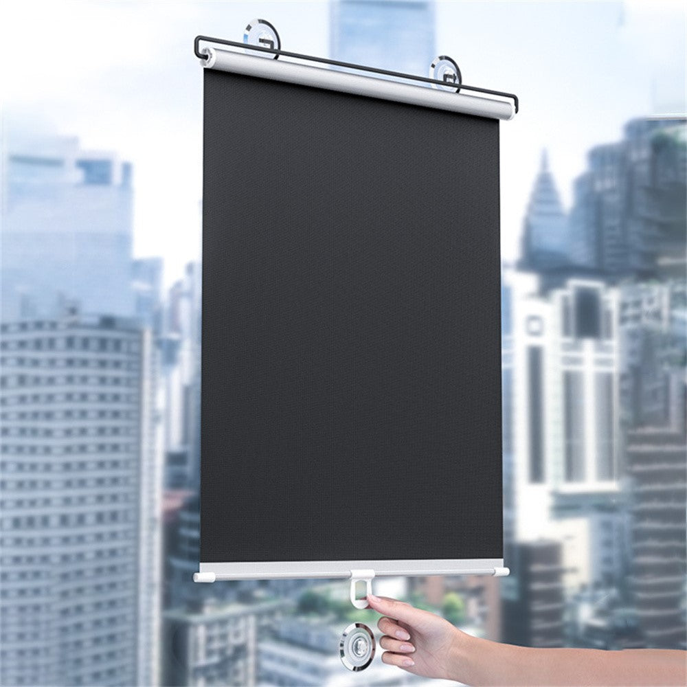ST-5022 45x125cm solskydd för bilfönster automatiskt infällbart sugkoppsgardin för bilsovrum