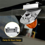 2Pcs 304 Stainless Steel Clamp-On Light Bracket 5 Degree Angle Mounting Watermelon Lights Holder for Semi Truck