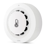 228WT-W 2-in-1 WiFi Smoke Detector with Temperature & Humidity Sensor Support Sound Alarm / Voice Control