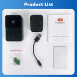 ML005 Tuya Wireless Smart WiFi Doorbell HD Camera USB Home Phone Remote Video Intercom Monitor
