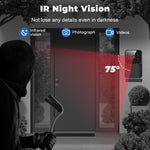 ML005 Tuya Wireless Smart WiFi Doorbell HD Camera USB Home Phone Remote Video Intercom Monitor