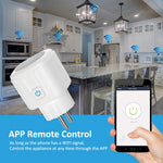 Tuya WiFi EU Plug 16A Socket with Power Metering APP Control Outlet Support Timing Function