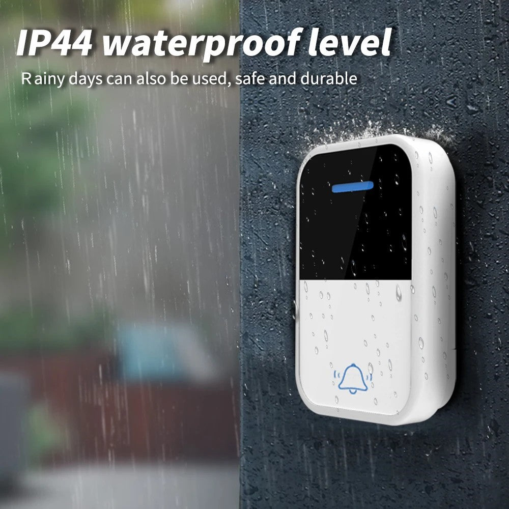 WHM05 EU Plug Wireless Doorbell Self-Powered Remote Control Household Doorbell
