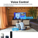 Tuya WiFi Infrarød Fjernbetjening Stemmestyring Smart Hjemmestyring til TV, Aircondition og Ventilator