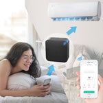 Tuya WiFi Infrarød Fjernbetjening Stemmestyring Smart Hjemmestyring til TV, Aircondition og Ventilator