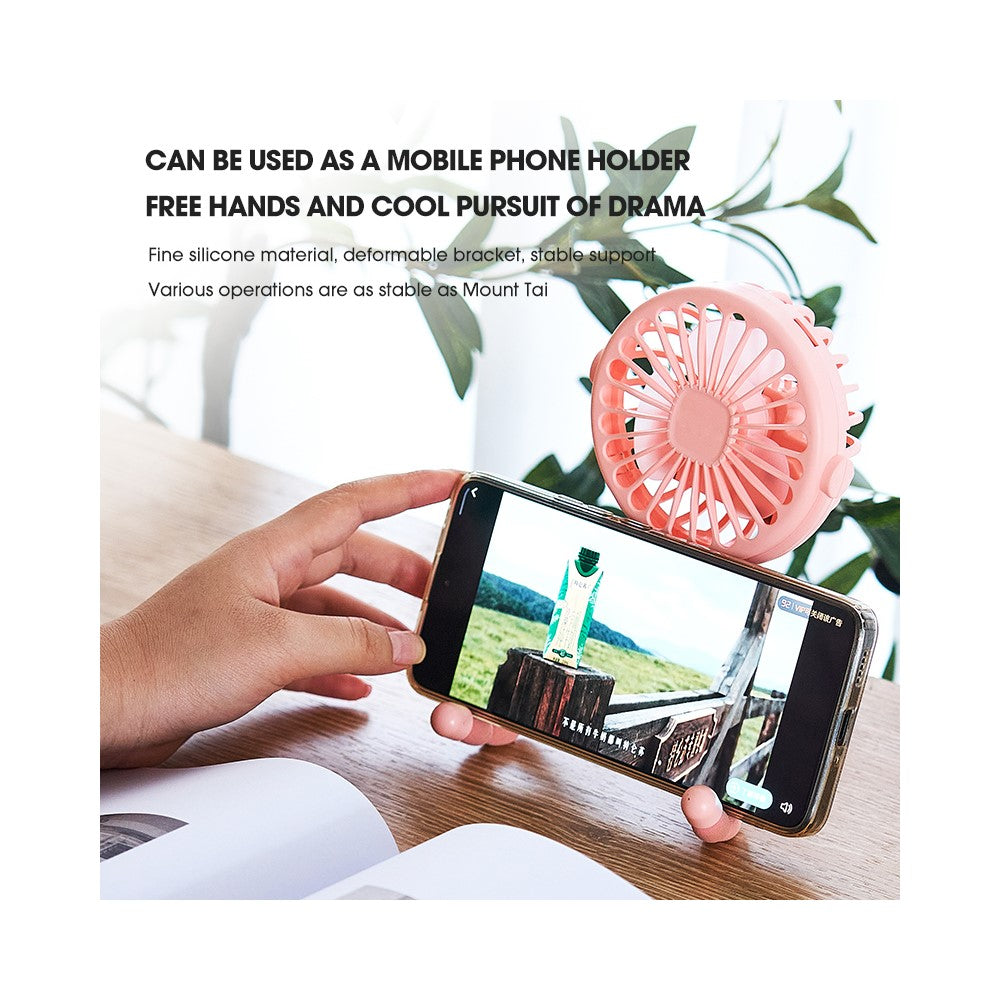 Portable Baby Stroller Octopus Fan USB Rechargeable Flexible Legs 3 Wind Speed Summer Cooling Fan