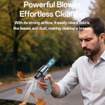 YESIDO YF19 Handheld Fan Powerful Outdoor High-Speed Wireless Portable Car Dust Blower / Fan / Vacuum Cleaner