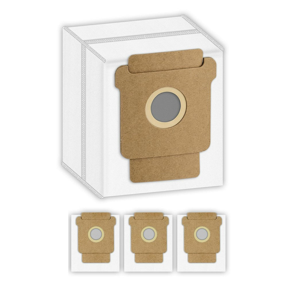 4Pcs Dust Bags for iRobot Roomba 105 Combo / 205 Dustcompactor / Plus 405 Combo / Plus 505 Combo Non-Woven Fabric Vacuum Cleaner Replacement