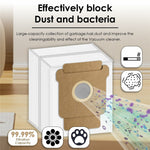 4Pcs Dust Bags for iRobot Roomba 105 Combo / 205 Dustcompactor / Plus 405 Combo / Plus 505 Combo Non-Woven Fabric Vacuum Cleaner Replacement