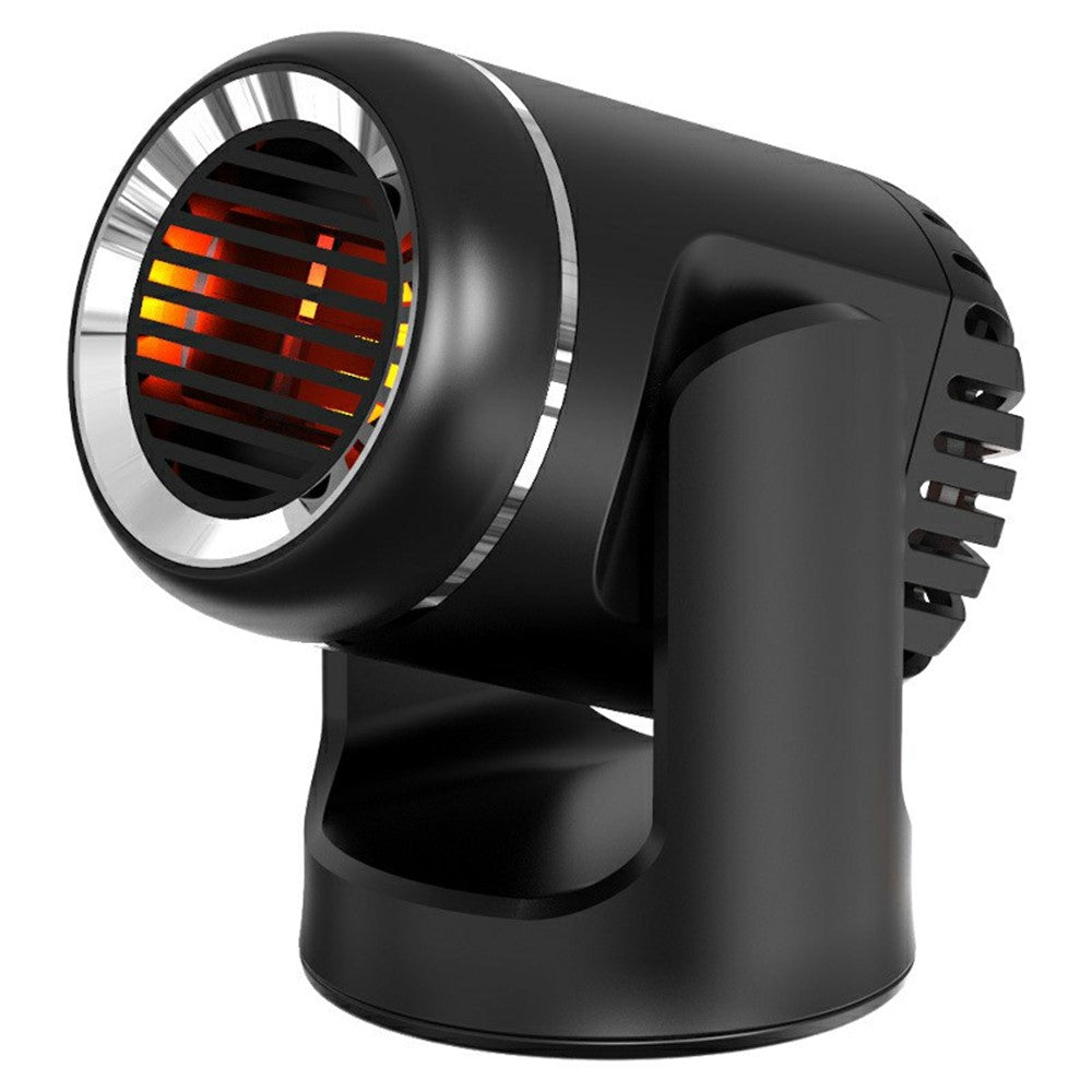 12V Car Heater Windshield Defrosting Defogging 360-Degree Rotating Vehicle Interior Heating Fan