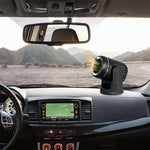 12V Car Heater Windshield Defrosting Defogging 360-Degree Rotating Vehicle Interior Heating Fan