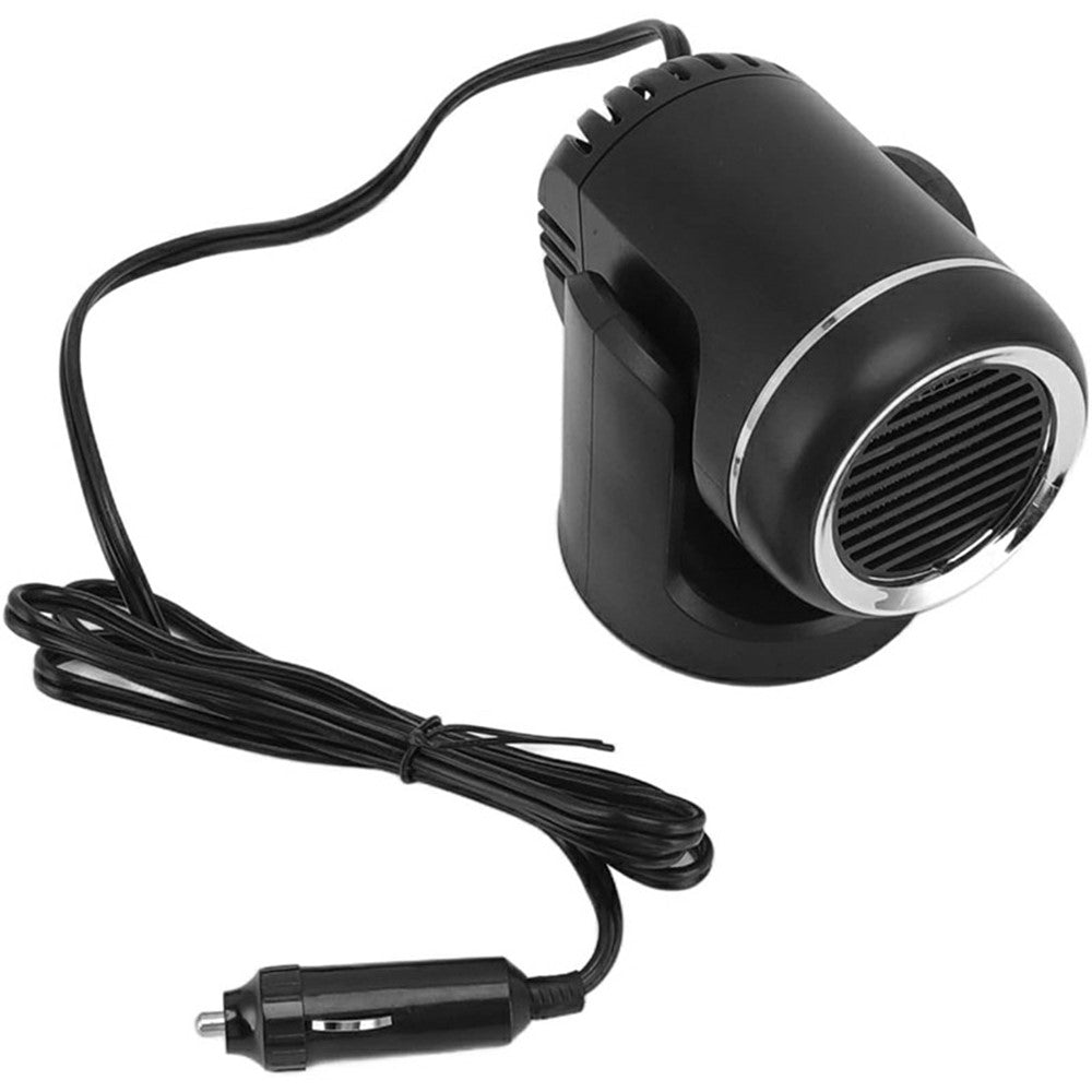 12V Car Heater Windshield Defrosting Defogging 360-Degree Rotating Vehicle Interior Heating Fan