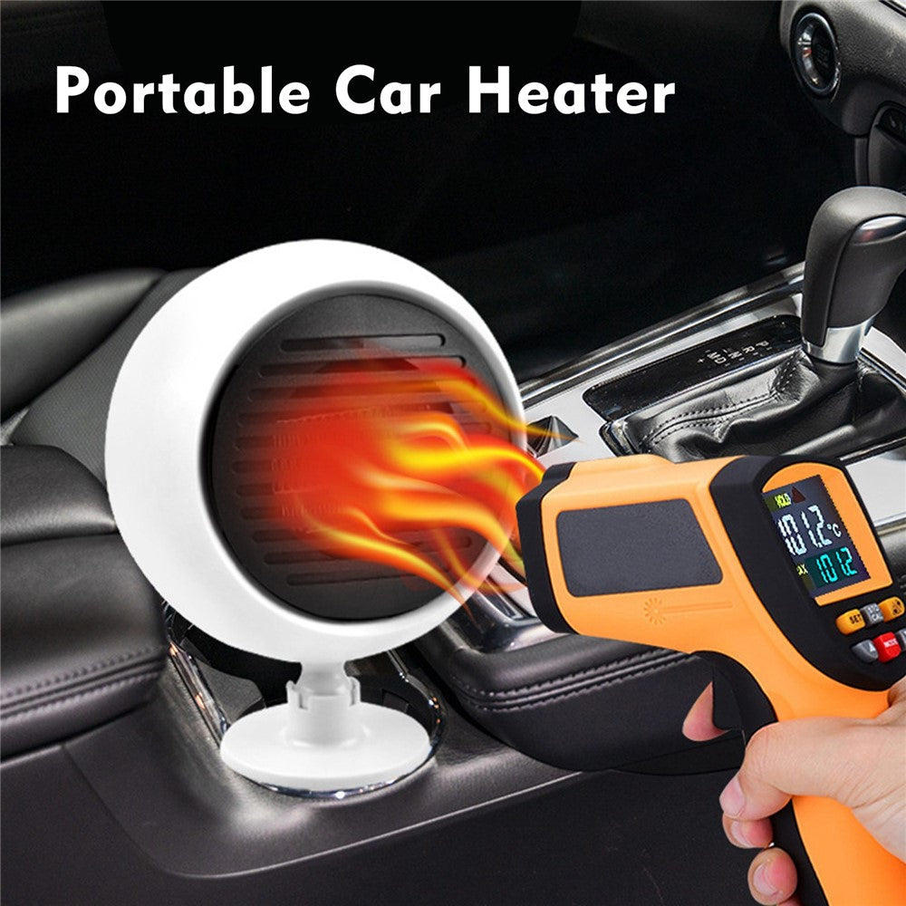 F-138 Creative Planet Design 24V Car Truck Heating Fan Vehicle Windshield Defrosting Defogging Heater