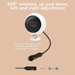F-138 Creative Planet Design 24V Car Truck Heating Fan Vehicle Windshield Defrosting Defogging Heater