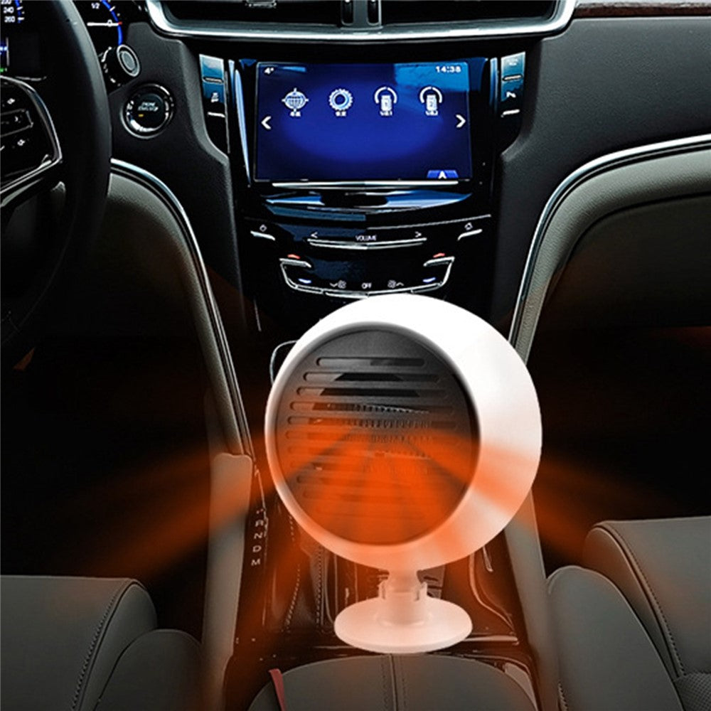 F-138 Creative Planet Design 24V Car Truck Heating Fan Vehicle Windshield Defrosting Defogging Heater