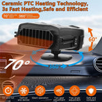 R803 12V Car Dashboard Heating Fan Car Windshield Defrosting Defogging Heater Vehicle Interior Heating Device