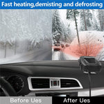 R803 12V Car Dashboard Heating Fan Car Windshield Defrosting Defogging Heater Vehicle Interior Heating Device