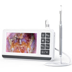 P60 1080P Otoscope Ear Camera 4.3 inch Screen Borescope Ear Wax Visual Detecter with Earpick