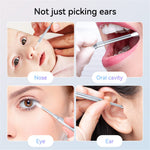 P60 1080P Otoscope Ear Camera 4.3 inch Screen Borescope Ear Wax Visual Detecter with Earpick