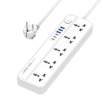 LDNIO SC5614 Power Strip 5 Outlets 6 USB Ports 2500W PD Fast Charging with 2m Cable for Office Home