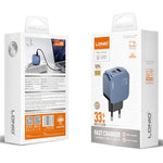 LDNIO Q5 33W GaN Snabbladdare 3-Portars USB-C iP (5-14) USB-A PD Snabbladdningsstation för iPhone iPad Hörlurar