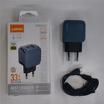LDNIO Q5 33W GaN Snabbladdare 3-Portars USB-C iP (5-14) USB-A PD Snabbladdningsstation för iPhone iPad Hörlurar